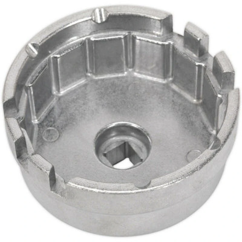 Image of Loops 64.5mm Oil Filter Cap Wrench - 3/8" Sq Drive - Aluminium Alloy - For Toyota Multi