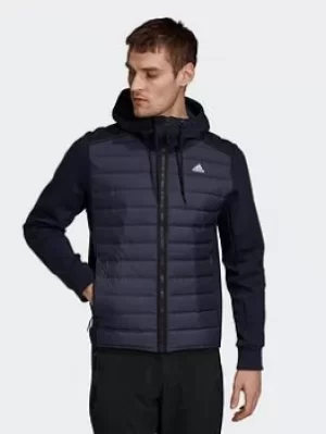 Image of adidas Varilite Hybrid Jacket, Blue, Size S, Men
