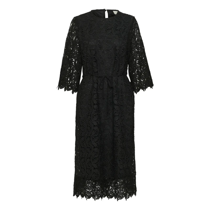 Image of Kaffe Womens lace dress KAFFE Emilia Noir Female L