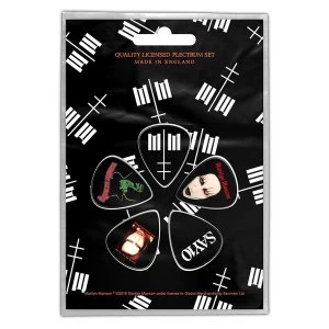 Image of Marilyn Manson - MM Plectrum Pack
