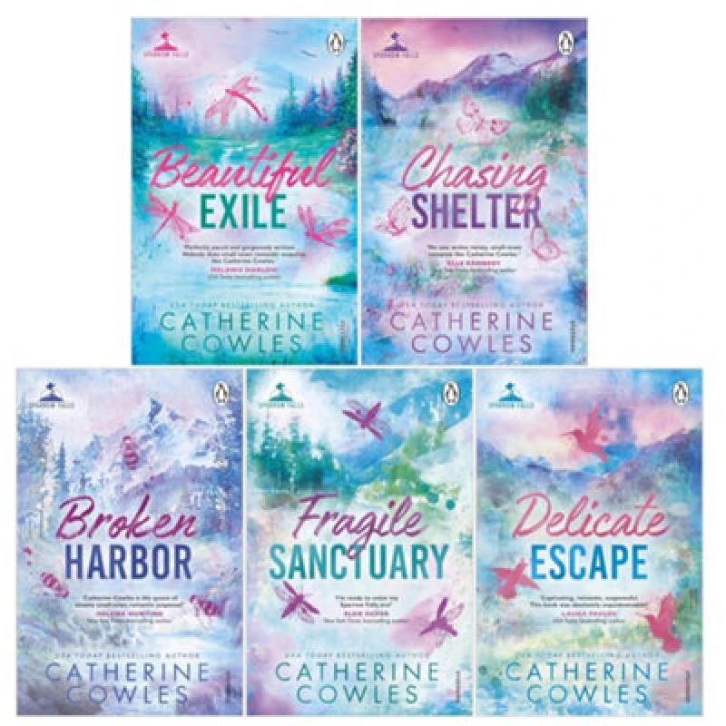 Image of BOOKS4PEOPLE Sparrow Falls Series By Catherine Cowles 5 Books Collection Set (Books 1-5) (Fragile Sanctuary, Delicate Escape, Broken Harbor, Be