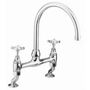 Image of Bristan 1901 Kitchen Sink Mixer Tap Deck Mounted N DSM C - 891654