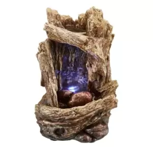 Image of Garden Gear Serenity Tabletop Tree Trunk Water Feature