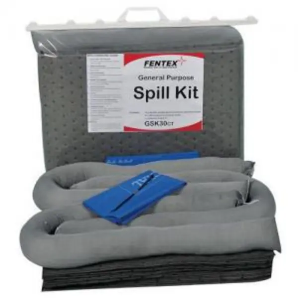 Image of Slingsby Slingsby Spill Kit Resealable Cliptop Bag With Carry Handles 30 Litre General Purpose - 395998 395998