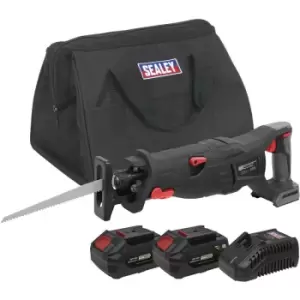 Image of Sealey CP20VRSXKIT Brushless Reciprocating Saw 20V SV20 Series Kit - 2 Batteries