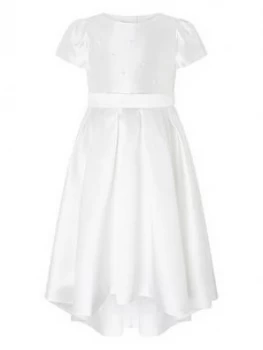 Image of Monsoon Girls Henrietta Pearl Embellished Dress - White