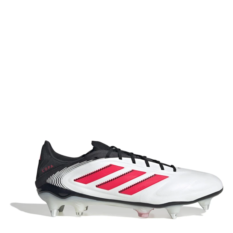 Image of adidas Copa Pure 3 Elite Adults Soft Ground Football Boots White/Red male 7.5 (41.3)
