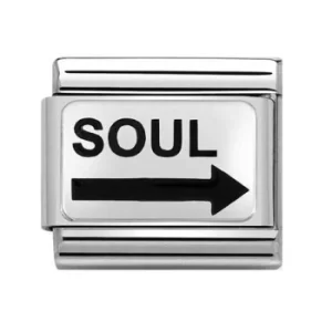 Image of Nomination CLASSIC Silvershine Soul (Soul Mates) Arrow Charm 330208/22