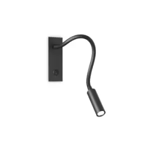 Image of Io Wall Reading Light Black 3000K