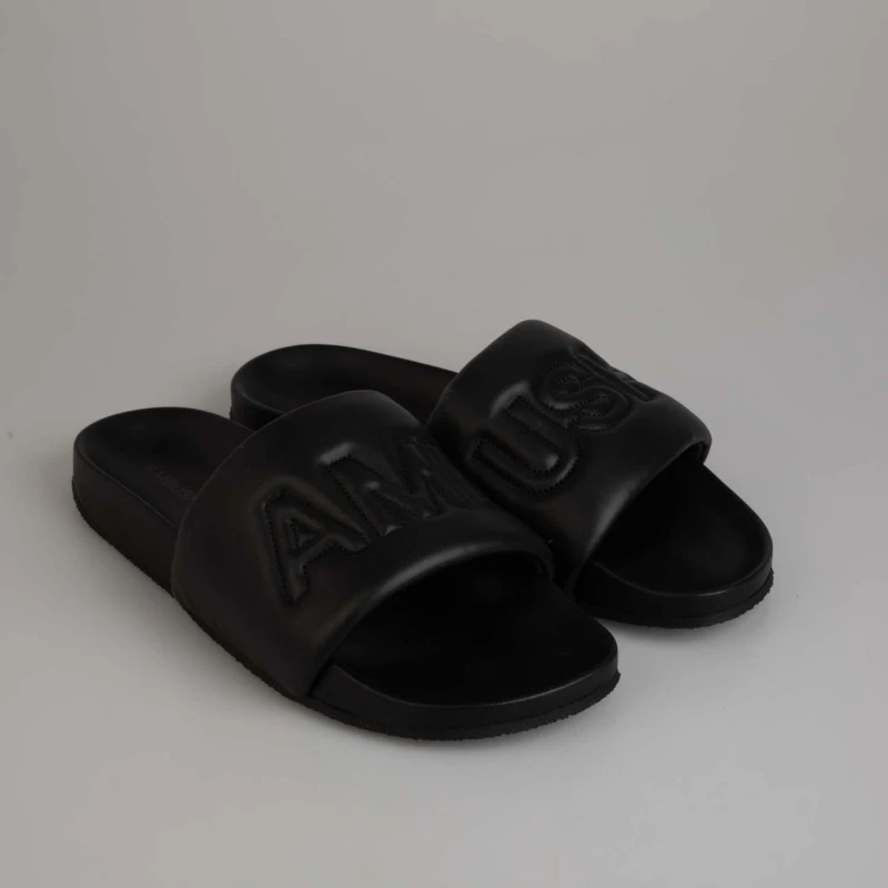 Image of Ambush Quilted Sliders - Black 11