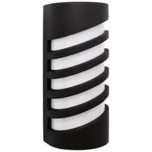 Image of Clearwater Outdoor Modern Wall Lamp Black Aluminium LED 10W 380Lm 3000K IP65 - Merano