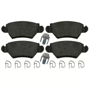 Image of Brake Pad Set 16445 by Febi Bilstein Rear Axle
