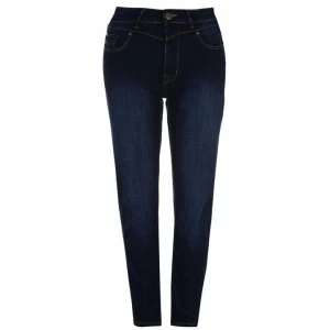 Image of Firetrap Mom Jeans Ladies - Dark Wash