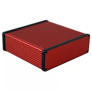 Image of Hammond 1455T1601RD Extruded Aluminium Enclosure 160 x 165 x 51.5m...