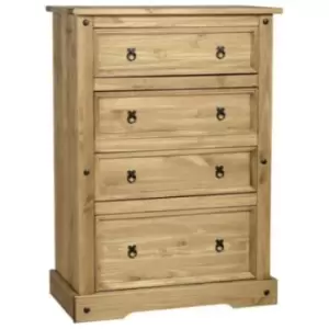Image of Seconique Original Corona Pine 4 Drawer Chest