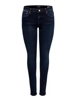 Image of ONLY Onllisa Reg Zip Skinny Fit Jeans Women Blue