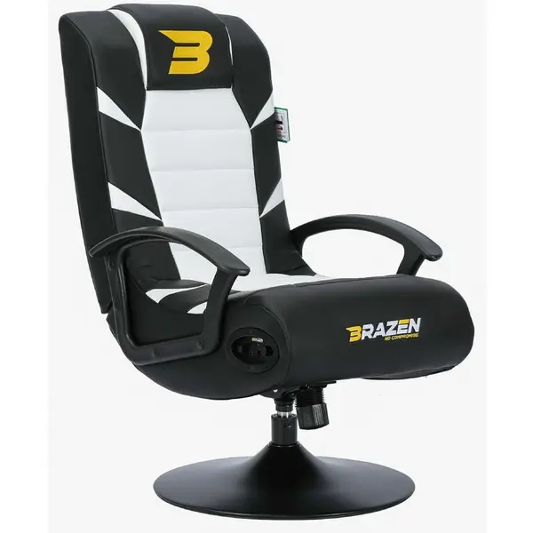 Image of Brazen Brazen Pride 2.1 Gaming Chair - White 274043
