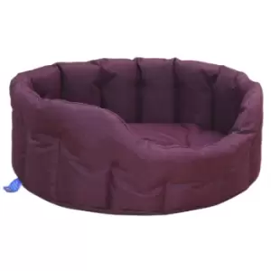 Image of P&L Pet Beds P&L Large Red Oval Waterproof Dog Bed