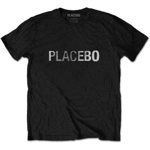 Image of Placebo - Logo Unisex Medium T-Shirt - Black