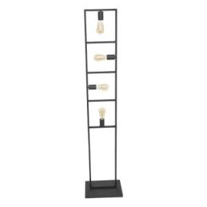 Image of Racky Multi Arm Floor Lamp Matt Black