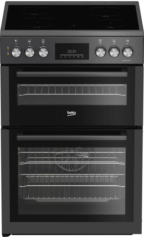 Image of Beko AeroPerfect FTC6731A 60cm Wide Single Oven Electric Cooker with Ceramic Hob - Anthracite - A Rated
