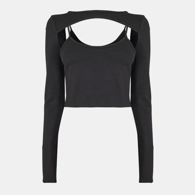 Image of Jack Wills Tech Cut-out Top - Black 6