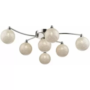 Image of Transparent ceiling lamp BLACKPOOL 7 lights