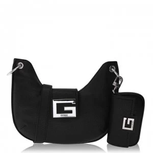 Image of Guess Brights Hobo Bag - BLACK BLA