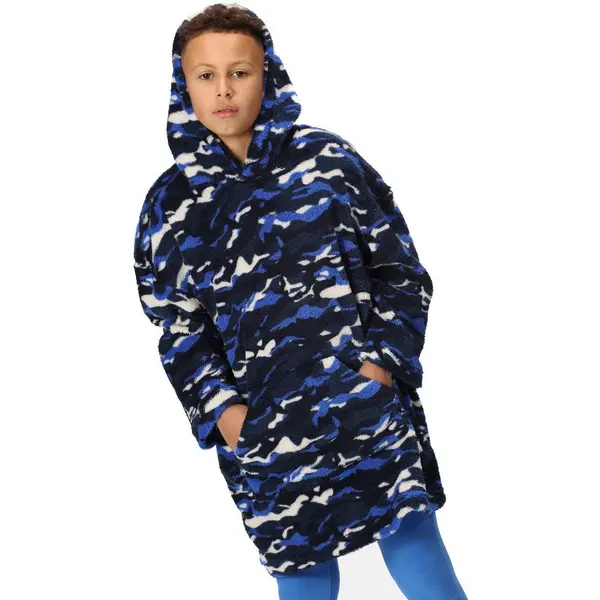Image of Regatta Boys Cosy Borg Fleece Poncho 3-4 Years - Chest 55-57cm (Height 98-104cm)