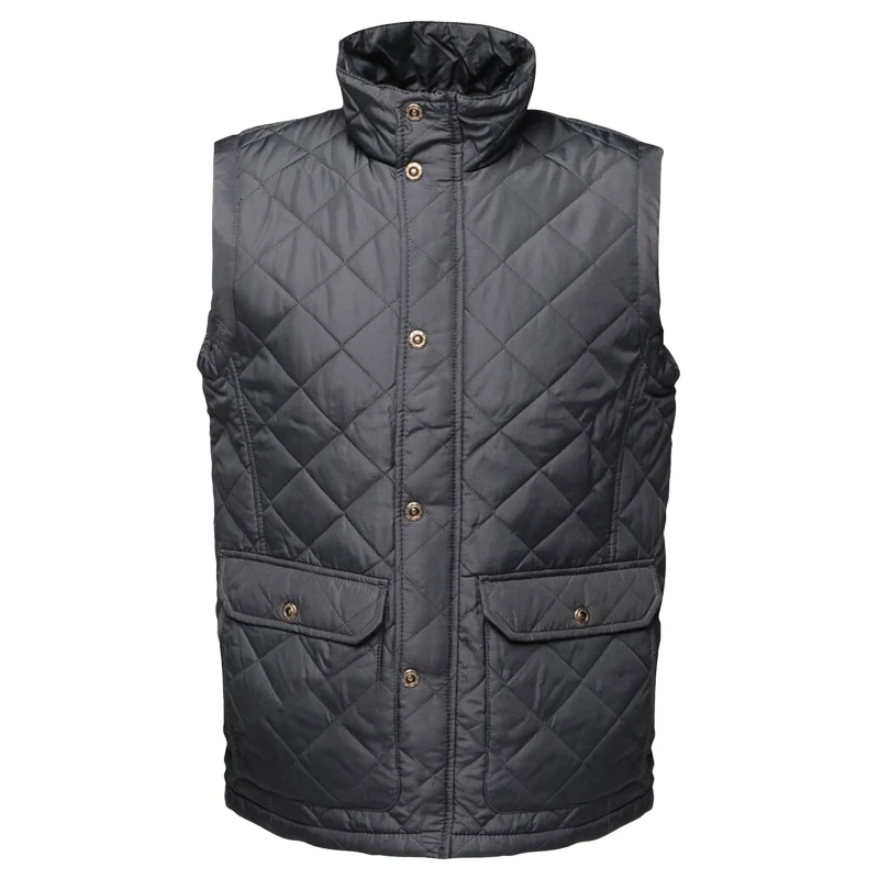 Image of Regatta Professional Mens Quilted Body Warmer in Navy Size: XS Navy Male XS