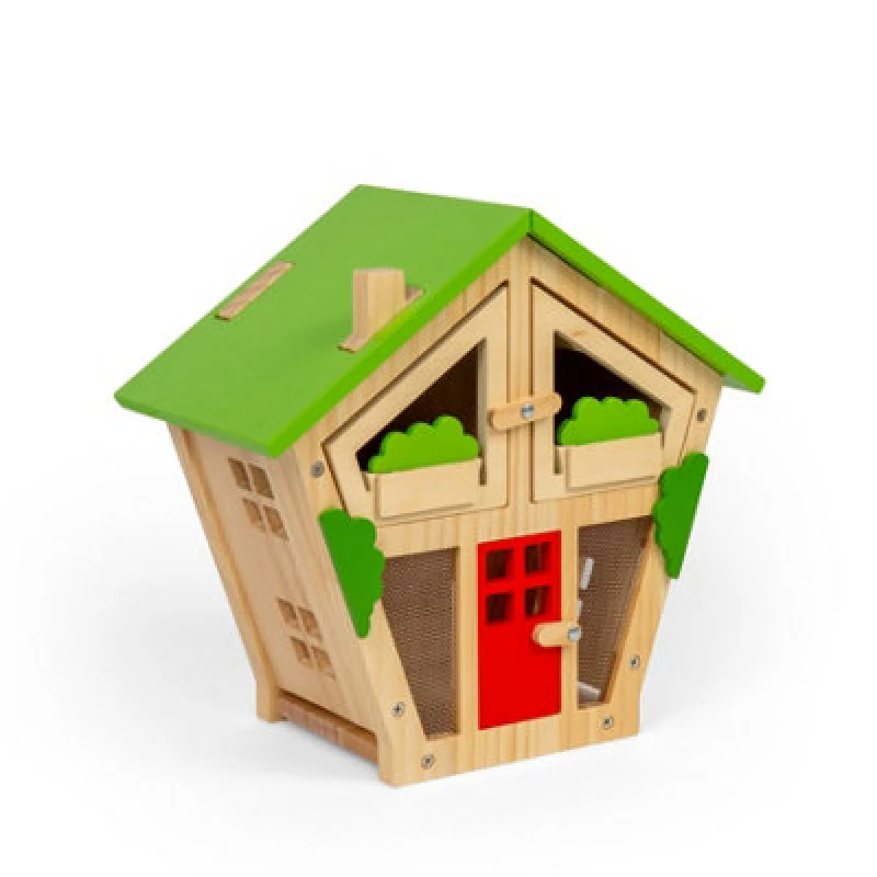 Image of Bigjigs Toys Bug House - Wooden Insect Hotel, Outdoor Nature Activity For Kids