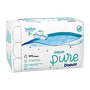 Image of DODOT PURE 99% agua toallitas humedas 144 uds