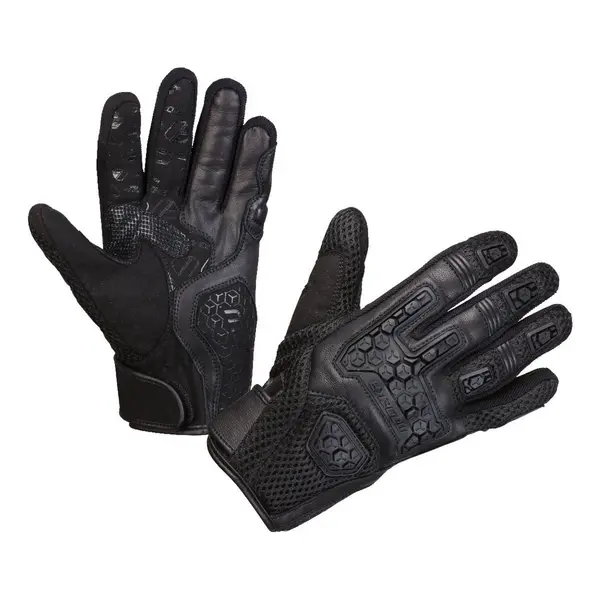 Image of Modeka Dracon Mesh Gloves Black Size 9
