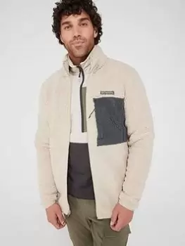 Image of Columbia Mountainside Heavyweight Fleece - Brown, Size L, Men