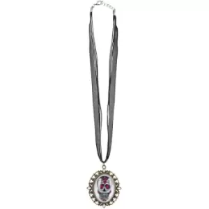 Image of Day Of The Dead Pendant Necklace Fancy Dress Accessory