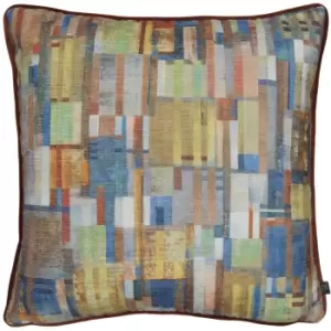 Image of Gisele Geometric Cushion Autumn, Autumn / 50 x 50cm / Polyester Filled