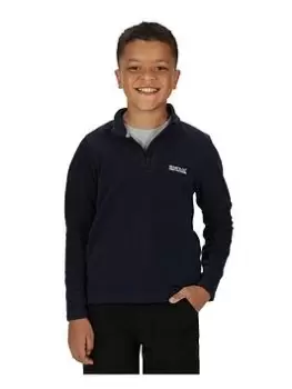 Image of Boys, Regatta Kids Hot Shot Ii 1/4 Zip Fleece, Navy, Size 5-6 Years