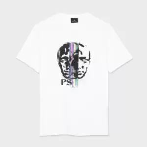 Image of Paul Smith Mens Reg Fit Tshirt Opposite Faces