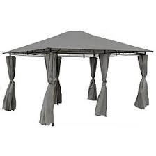 Image of Creador 3 x 3.6m Gazebo and Curtains - Garden & Outdoor