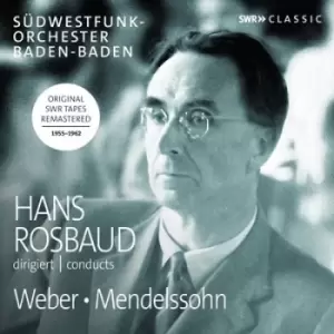 Image of Hans Rosbaud Conducts Weber and Mendelssohn by Hans Rosbaud CD Album