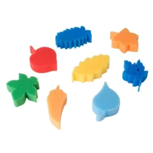 Image of Major Brushes Foam Shape Leaves Set of 8