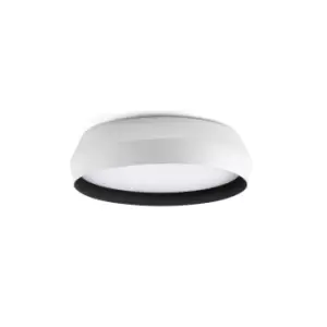 Image of Shoku 350 White, Black Wall / Ceiling Lamp 24W 2700K