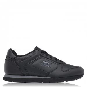 Image of Slazenger Classic Junior Trainers - Black/Charcoal