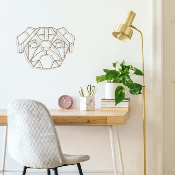 Image of Pug - Copper Copper Decorative Metal Wall Accessory