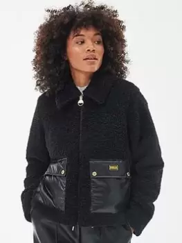 Image of Barbour International Morini Fleece - Black, Size 8, Women