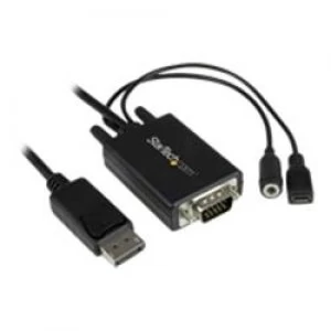 Image of StarTech.com 6' DP to VGA Cable with Audio