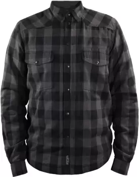 Image of John Doe Motoshirt Shirt, black-grey, Size S, black-grey, Size S