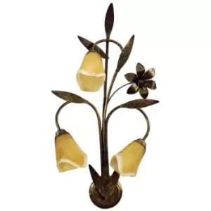 Image of Onli Alga Wall Lamp, Glass Shades, 3x E14