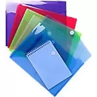 Image of Exacompta Document Wallet 56420E A4 PP Portrait and Landscape 24.5 (W) x 33.5 (D) x 1.2 (H) cm Colour Pack of 5