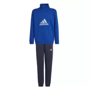 Image of adidas Fleece Badge of Sport Tracksuit Kids - Blue